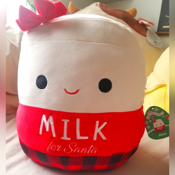 Squishmallows Other - 14" Alten the Milk for Santa Squishmallow